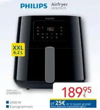 Eldi PHILIPS Airfryer HD9270/70 aanbieding