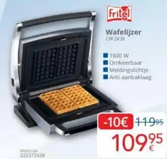 Eldi Fritel Wafelijzer CW 2438 aanbieding