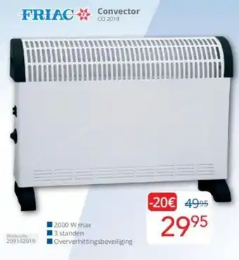 Eldi FRIAC Convector CO 2019 aanbieding