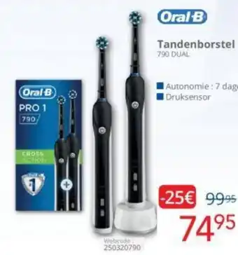 Eldi Oral-B Tandenborstel 790 DUAL aanbieding