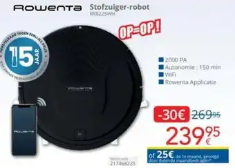Eldi Rowenta Stofzuiger-robot aanbieding