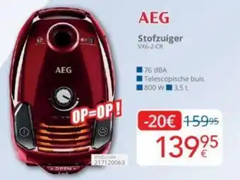 Eldi AEG Stofzuiger VX6-2-CR aanbieding