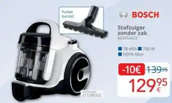 Eldi BOSCH Stofzuiger zonder zak BGS05A322 aanbieding