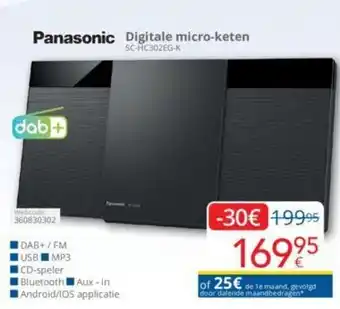 Eldi Panasonic Digitale micro-keten aanbieding