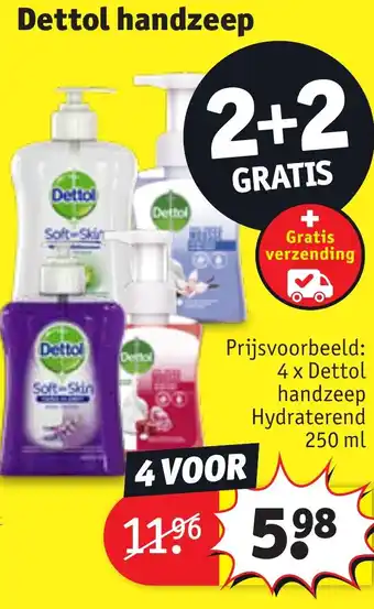 Kruidvat Dettol handzeep aanbieding