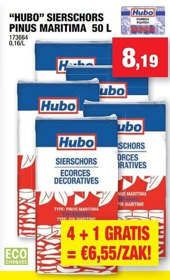 Hubo Hubo sierschors pinus maritima 50L aanbieding