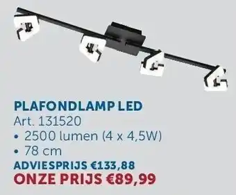Zelfbouwmarkt PLAFONDLAMP LED aanbieding