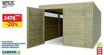 Hubo Garage qb aanbieding