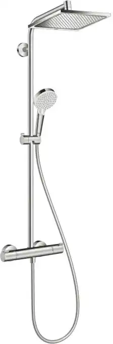 Bol.com hansgrohe Crometta E Showerpipe 240 1jet EcoSmart met thermostaat chroom aanbieding