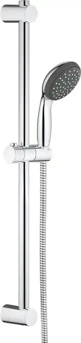 Bol.com GROHE QuickFix Vitalio Start II Doucheset - Waterbesparende Handdouche - ø 10 cm - Glijstang 60 cm - Doucheslang 175 cm aanbieding