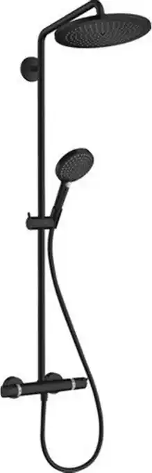 Bol.com hansgrohe Croma Select S Showerpipe 280 1jet EcoSmart 9 l/min met douchethermostaat en handdouche Raindance Select S 120 3jet aanbieding