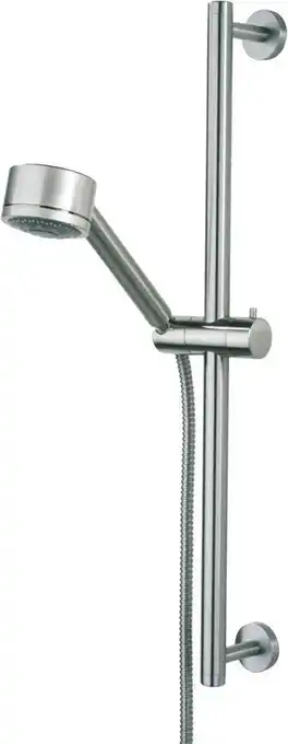 Bol.com Tiger Boston Doucheset Massage - Douchekop Ø 8,3 cm - 3 standen - RVS geborsteld aanbieding