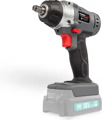 Bol.com Powerplus POWEB2015 Accu slagmoersleutel - 18V - 160Nm - Incl. ledlicht - Excl. accu en lader aanbieding
