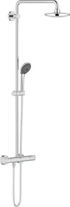 Bol.com GROHE Vitalio Joy Douchesysteem 180 - Regendouche ø 18 cm – Met thermostaatkraan - 15 cm hartafstand aanbieding