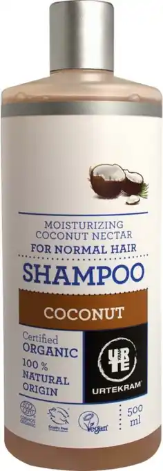 Bol.com Urtekram Shampoo Kokosnoot 500 ml aanbieding