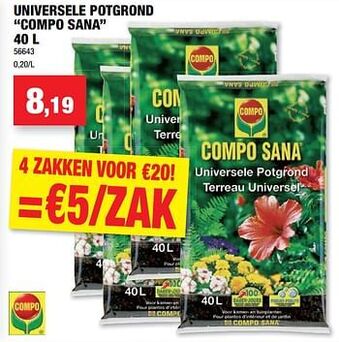 Universele potgrond compo sana