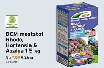 Dcm meststof rhodo, hortensia + azalea