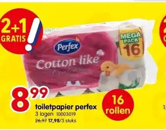 Yess toiletpapier perfex aanbieding