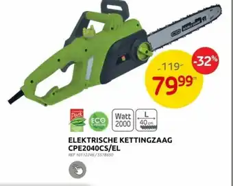 Brico ELEKTRISCHE KETTINGZAAG CPE2040CS/EL aanbieding