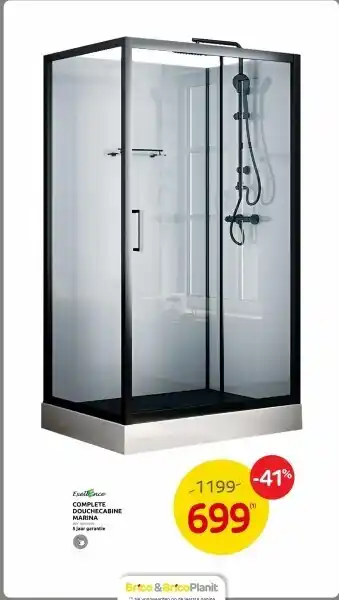 Brico Exellence COMPLETE DOUCHECABINE MARINA aanbieding