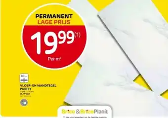 Brico VLOER- EN WANDTEGEL PURITY aanbieding
