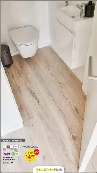 Brico LAMINAATVLOER AQUA aanbieding