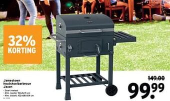 GAMMA Jamestown houtskoolbarbecue jaxon aanbieding