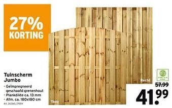 GAMMA Tuinscherm jumbo aanbieding