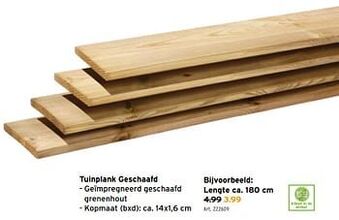 GAMMA Tuinplank geschaafd aanbieding