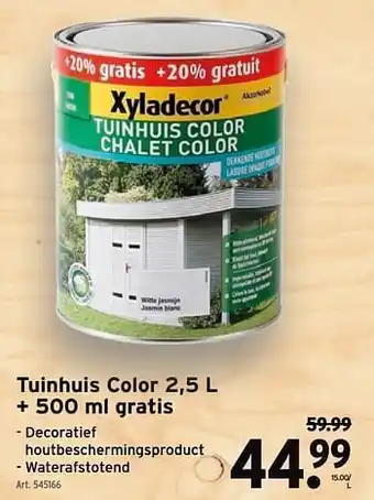 GAMMA Tuinhuis color aanbieding