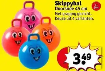 Skippybal doorsnee