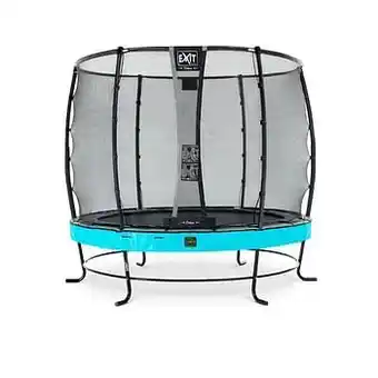 Brico Trampoline Exit Elegant Premium ø253cm avec filet de sécurité Deluxe bleu aanbieding