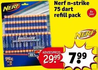 Kruidvat Nerf n-strike 75 dart refill pack aanbieding