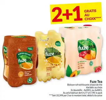 Intermarché Fuze Tea aanbieding