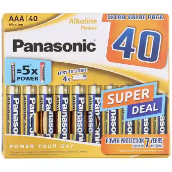 Action Panasonic AAA batterijen aanbieding
