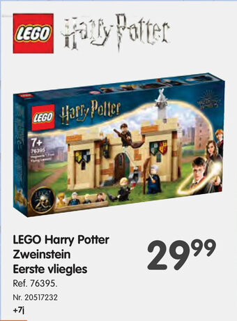 Fun LEGO Harry Potter Zweinstein Eerste vliegles aanbieding