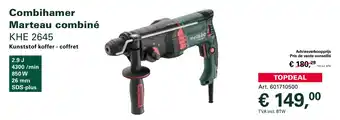 Metabo Combihamer Marteau combiné aanbieding