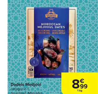 Carrefour Medjool Dadels 1 kg aanbieding