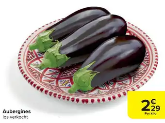 Carrefour Aubergines aanbieding