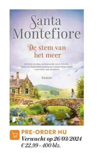 Standaard Boekhandel Santa Montefiore De stem van het meer 400 blz. aanbieding