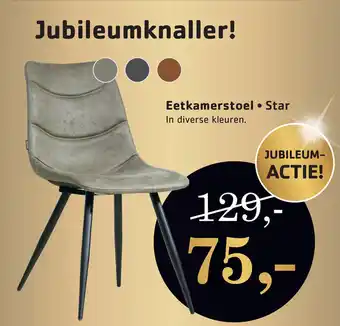 Sijben Eetkamerstoel  Star aanbieding