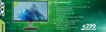 CompuDeals ACER Vero Monitor 27" aanbieding