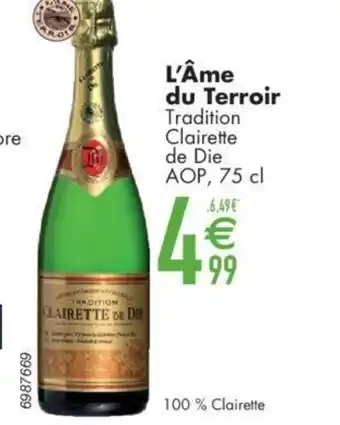 Cora L'Âme du Terroir Tradition Clairette de Die AOP, 75 cl aanbieding