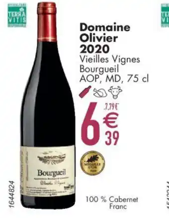 Cora Domaine Olivier 2020 Vieilles Vignes Bourgueil AOP, MD, 75 cl aanbieding