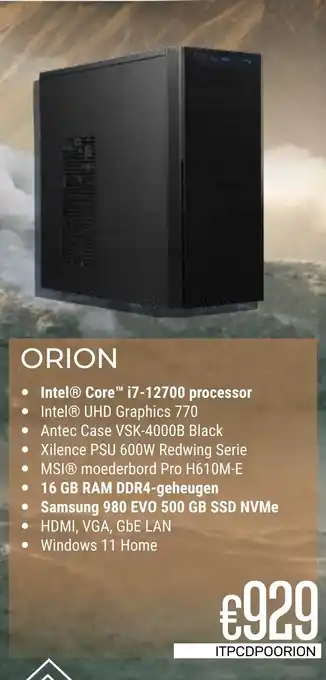CompuDeals ORION aanbieding