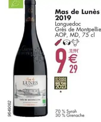 Cora Mas de Lunès 2019 75 cl aanbieding