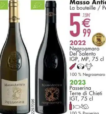 Cora Masso Antico 2022 Negroamaro Del Salento IGP, MP, 75 cl aanbieding