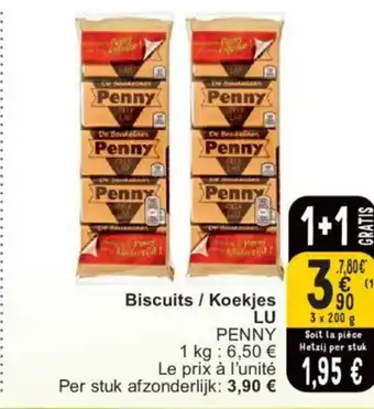 Cora LU Biscuits / Koekjes 3 x 200 g aanbieding