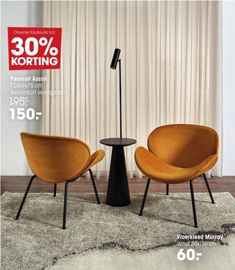 Kwantum Fauteuil Ascoli aanbieding