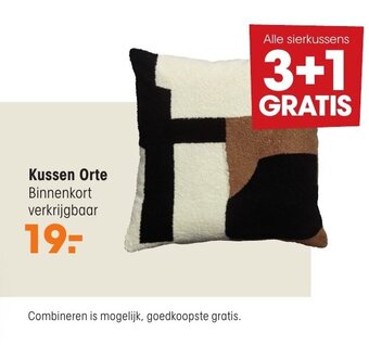Kwantum Kussen Orte aanbieding